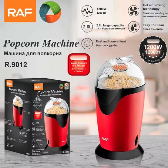 Maquina Para Canchita Popcorn RAF R 9012 Sin Aceite