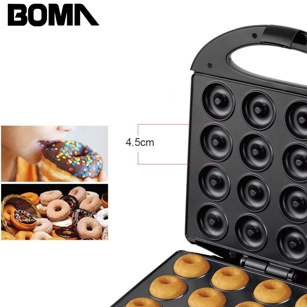 Maquina de Mini Donuts de 16 unds BOMA