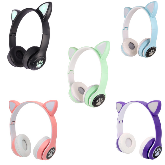 Audifonos Bluetooth Gatito VIV-23M Vincha