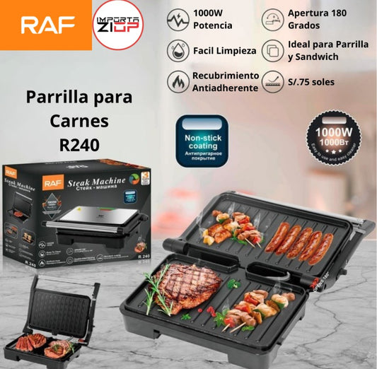 PARRILLA DE CARNE RAF R 240