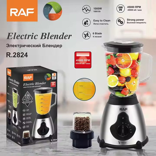 LICUADORA CON VASO DE VIDRIO RAF R 2824 2 EN 1