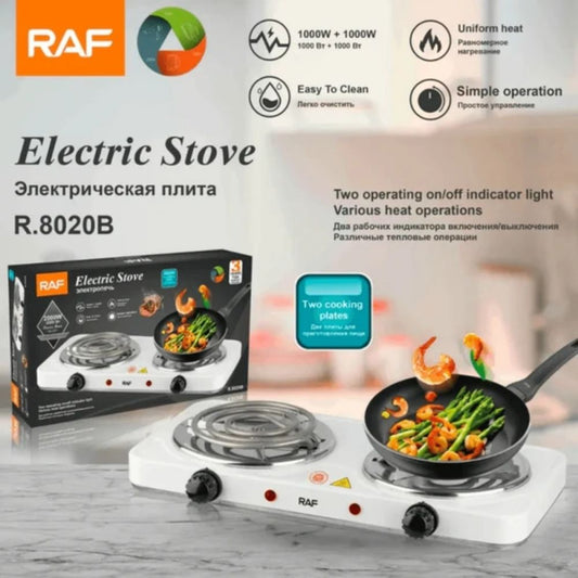 Cocina Eléctrica Doble HORNILLA RAF R 8020B