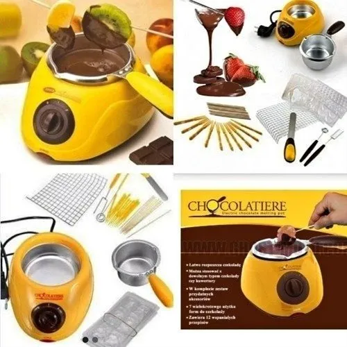 Olla Chocolatera Eléctrica Con Accesorios