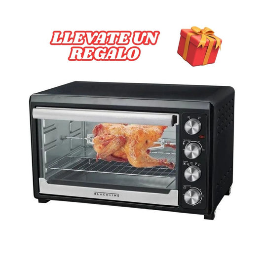 Horno Eléctrico BLACKLINE 60L con rostizador
