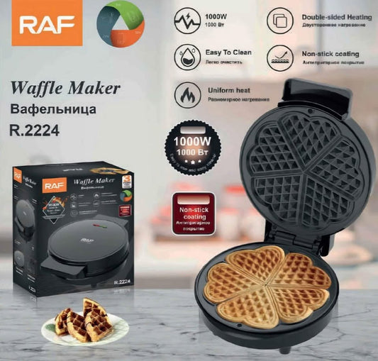 Maquina de Wafle RAF Redondo Corazon R 2224