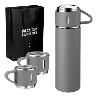 Termo De Acero Inoxidable Set De 3 Tazas