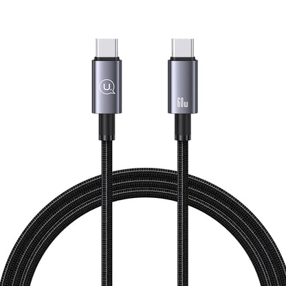 Cable USAMS Tipo-C a Tipo-C 60W | 1.2m Carga Rápida